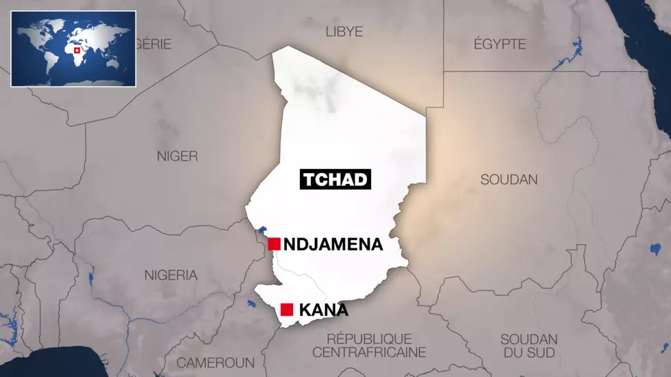 Carte Kana Tchad