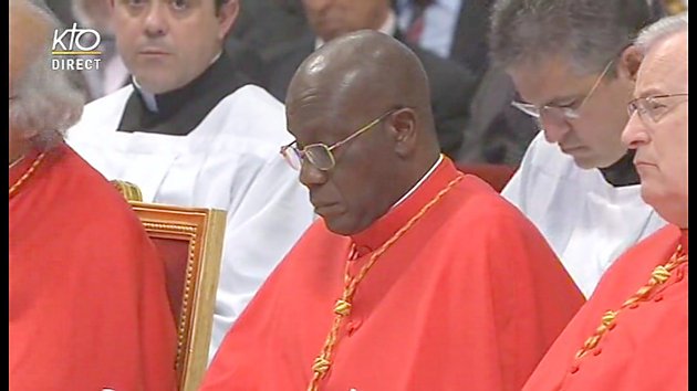 Le cardinal Jean Pierre Kutwa, archevêque d'Abidjan
