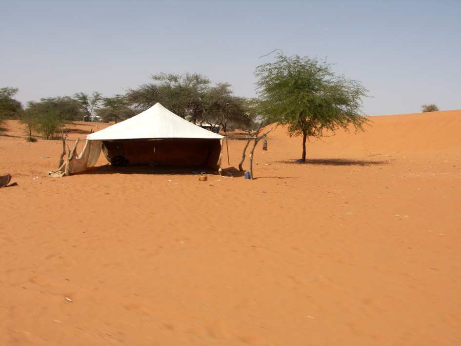 Une tente en Mauritanie